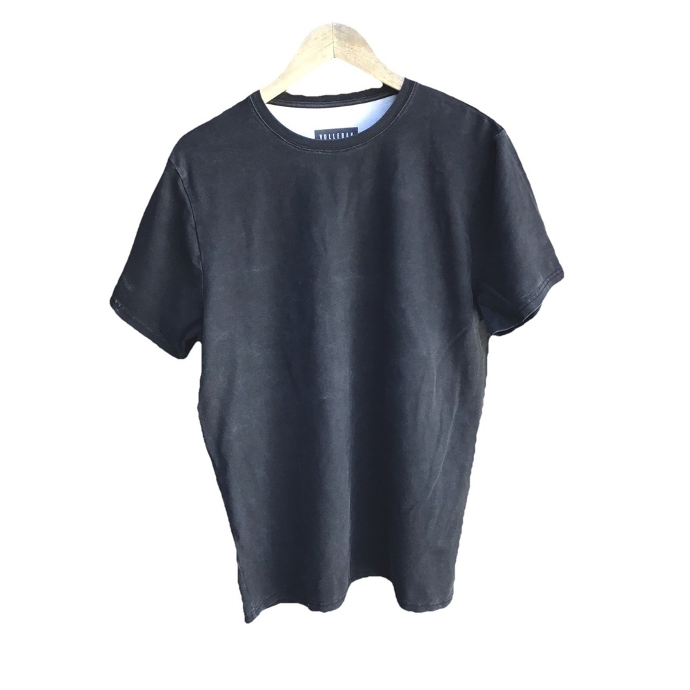 Vollebak Black Merino Wool T Shirt Mens Large Portugal Performance Tee Gym Yoga